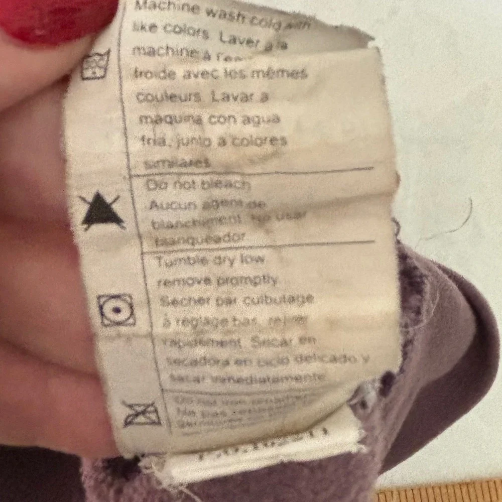 Carhartt Womens Hoodie Size Small Purple Full Zip Sweatshirt Logo Pocket‎ Cozy - Picture 11 of 11